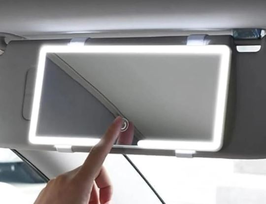 Espejo De Maquillaje Led Auto
